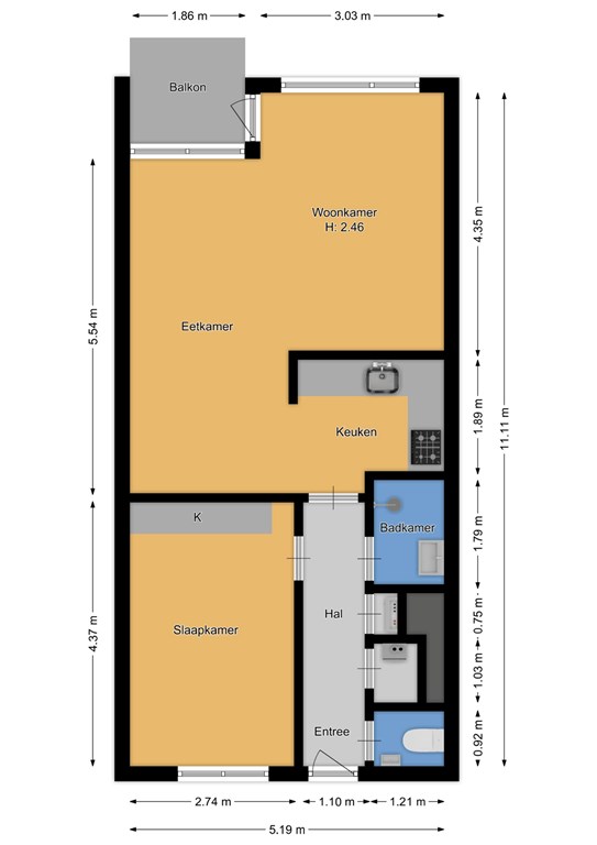 mediumsize floorplan