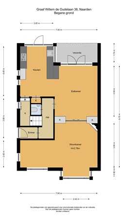 Graaf Willem de Oudelaan, 1412 AV Naarden - 
