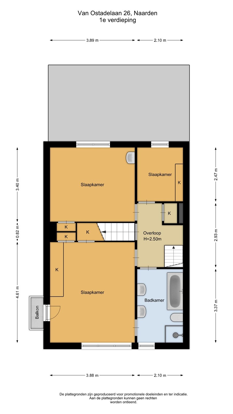 Hoekwoning te koop: Van Ostadelaan 26, Naarden