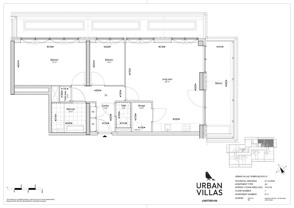 mediumsize floorplan