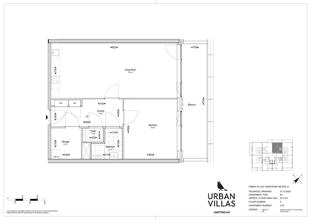 mediumsize floorplan