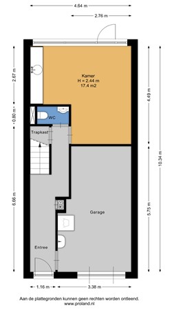 Floorplan - Ahuislanden 27, 7542 AB Enschede