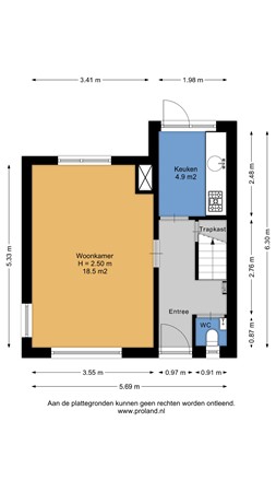 Floorplan - Gladiolenstraat 18, 7531 XN Enschede