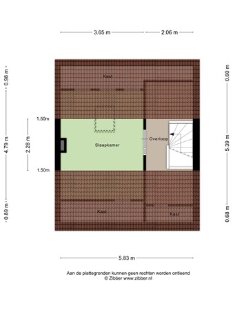 Floorplan - Castorweg 193, 7557 KK Hengelo