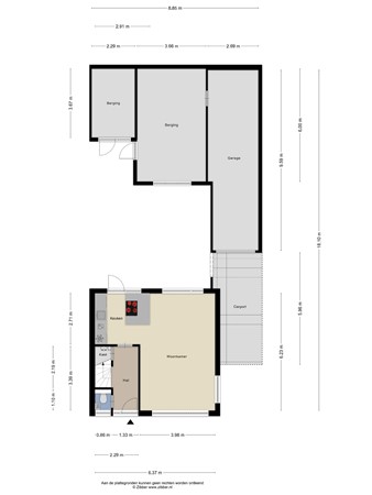 Floorplan - Rembrandtstraat 3, 7141 XN Groenlo
