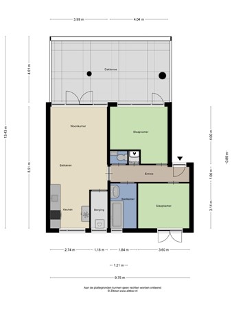 Floorplan - Passeerdersstraat 61A, 1016 XB Amsterdam