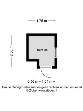 Floorplan - Passeerdersstraat 61A, 1016 XB Amsterdam