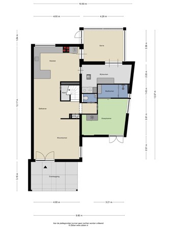 Floorplan - Sprietzeil 2, 1319 EC Almere