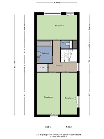 Floorplan - Sprietzeil 2, 1319 EC Almere