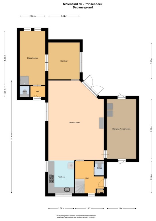 mediumsize floorplan