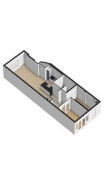 Floorplan - Groen van Prinstererstraat 80H, 1051 EP Amsterdam