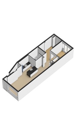 Floorplan - Groen van Prinstererstraat 80H, 1051 EP Amsterdam