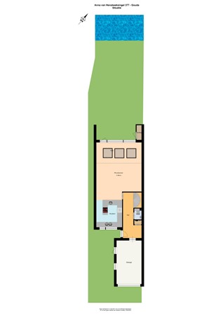 Floorplan - Anna van Hensbeeksingel 377, 2803 LW Gouda