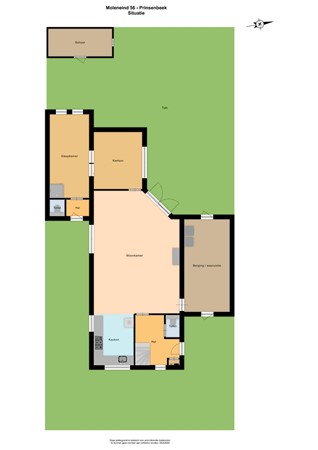 Floorplan - Moleneind 56, 4841 LN Prinsenbeek