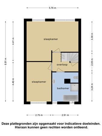 Floorplan - Galjoen 22 58, 8243 MB Lelystad