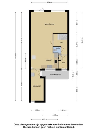 Floorplan - Galjoen 22 58, 8243 MB Lelystad
