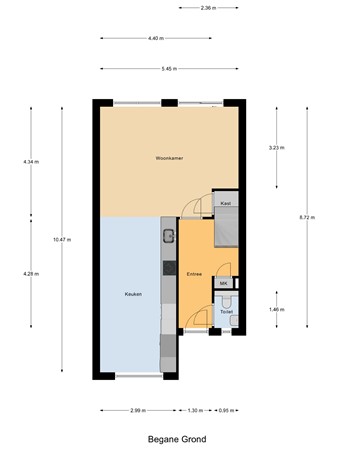 Floorplan - Nienoord 37, 8226 RG Lelystad