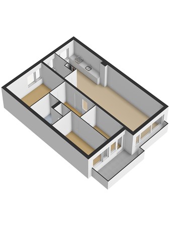 Floorplan - Jan Luykenlaan 119, 2332 DA Leiden