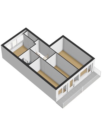 Floorplan - Kuyperstraat 36, 2221 RS Katwijk