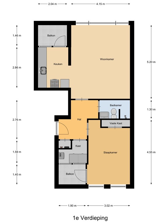 mediumsize floorplan