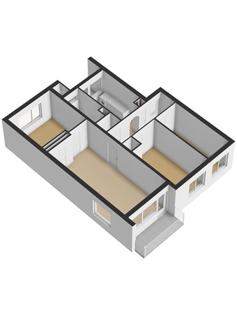 Floorplan - Lavendelhof 52, 2203 EH Noordwijk