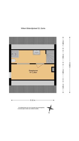 Floorplan - Willem Bilderdijkdreef 23, 5051 GL Goirle