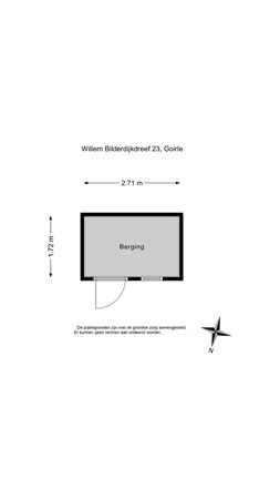 Floorplan - Willem Bilderdijkdreef 23, 5051 GL Goirle