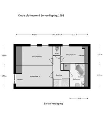 Floorplan - Willem Bilderdijkdreef 23, 5051 GL Goirle