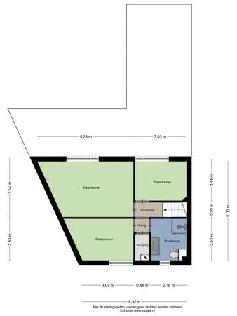 Floorplan - Aarnout Drostdreef 18, 5051 GK Goirle