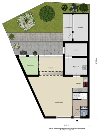 Floorplan - Aarnout Drostdreef 18, 5051 GK Goirle