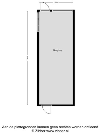 Floorplan - Bergstraat 114, 5051 HE Goirle