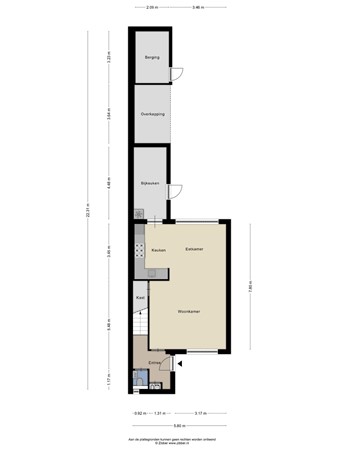 Floorplan - Donkven 28, 5052 BK Goirle