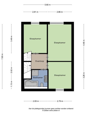 Floorplan - Donkven 28, 5052 BK Goirle