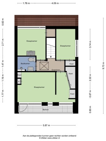 Floorplan - Wittendijk 37, 5051 GA Goirle