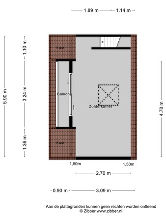 Floorplan - Wittendijk 37, 5051 GA Goirle