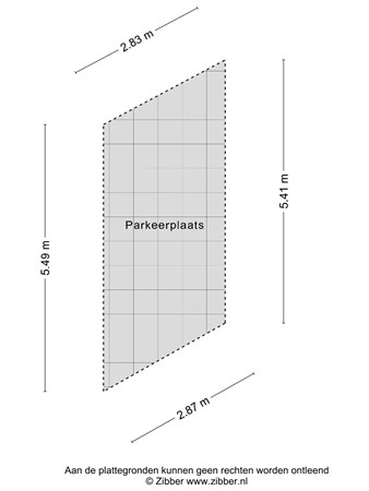 Floorplan - Westpoint 155, 5038 KG Tilburg