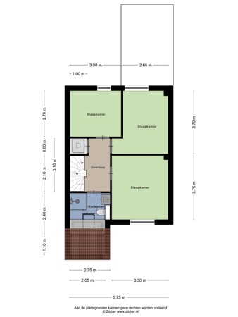 Floorplan - Akkerwinde 17, 5052 RH Goirle