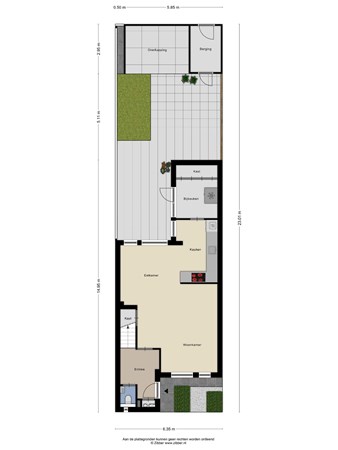 Floorplan - Akkerwinde 17, 5052 RH Goirle