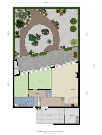 Floorplan - Kinderdijkstraat 53, 5045 PB Tilburg