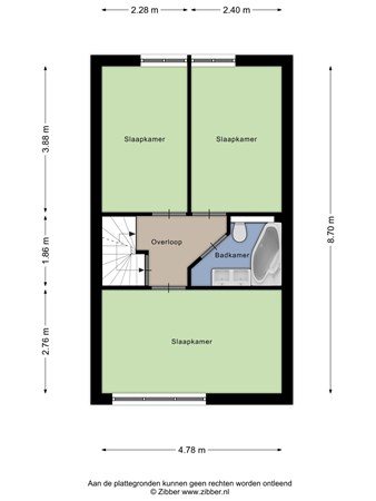 Floorplan - Cypressenstraat 47, 4849 AN Dorst