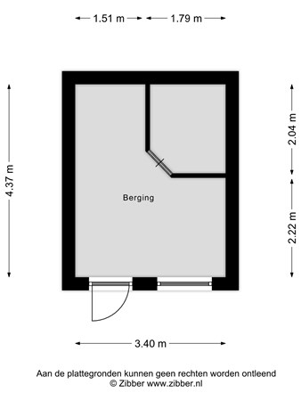 Floorplan - Cypressenstraat 47, 4849 AN Dorst