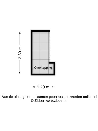 Floorplan - Cypressenstraat 47, 4849 AN Dorst