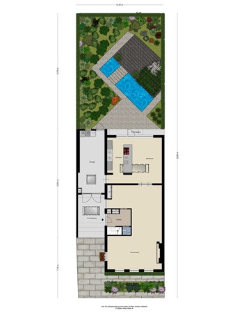 Floorplan - Kijkduinlaan 5, 5045 PE Tilburg