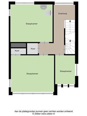 Floorplan - Oerlesestraat 247, 5025 DC Tilburg