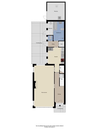 Floorplan - Oerlesestraat 247, 5025 DC Tilburg