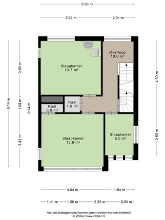 Floorplan - Oerlesestraat 247, 5025 DC Tilburg