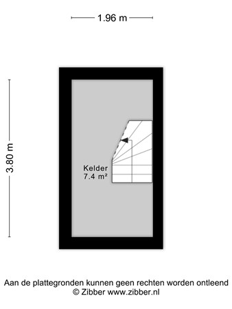 Floorplan - Oerlesestraat 247, 5025 DC Tilburg