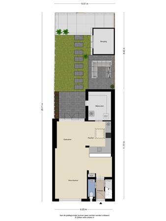 Floorplan - Weefmeesterstraat 16, 5046 TE Tilburg
