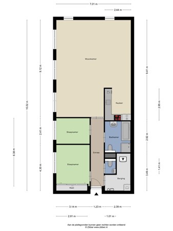 Floorplan - Oranjeplein 17, 5051 LT Goirle