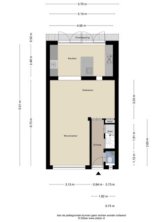 Floorplan - Insulindeplein 21, 5014 BD Tilburg